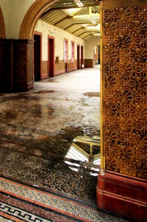 Note The Scuff Marks On The Skirting Tiles (Bottom Right) These Were As A Result Of The Tugs Pulling Too Many Hot Plates To The Wards.